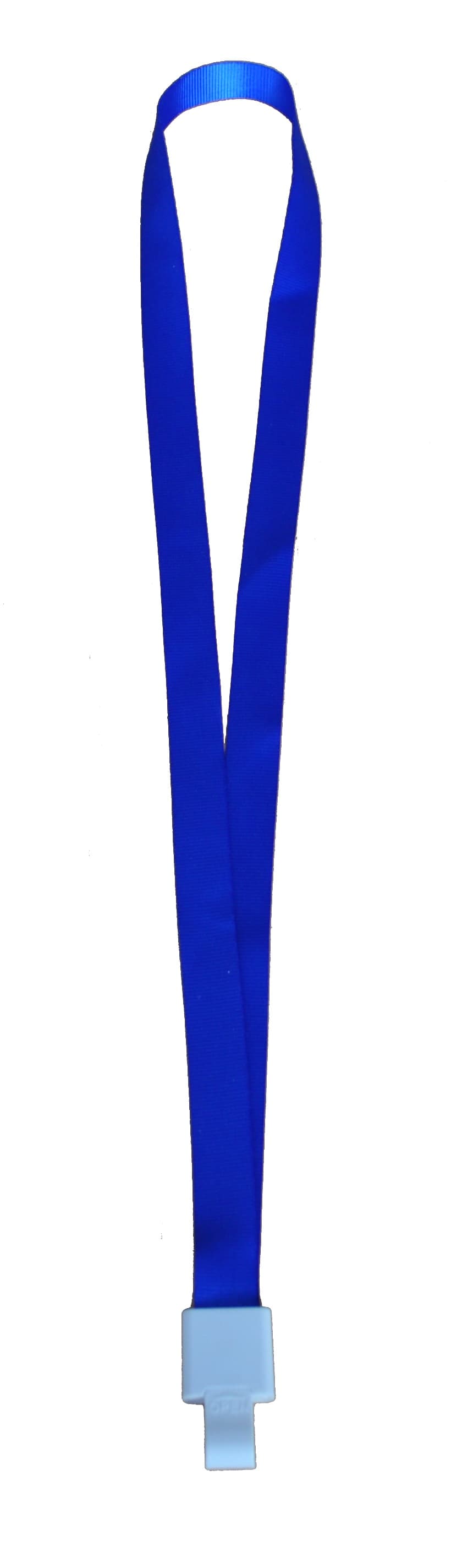 Snur textil, 15mm latime,sliding clip, KEJEA - albastru
