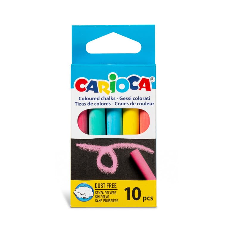 Creta colorat standard Carioca 10 buc/set