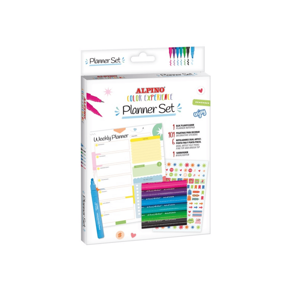 Set planificare activitati Alpino Color Experience + accesorii