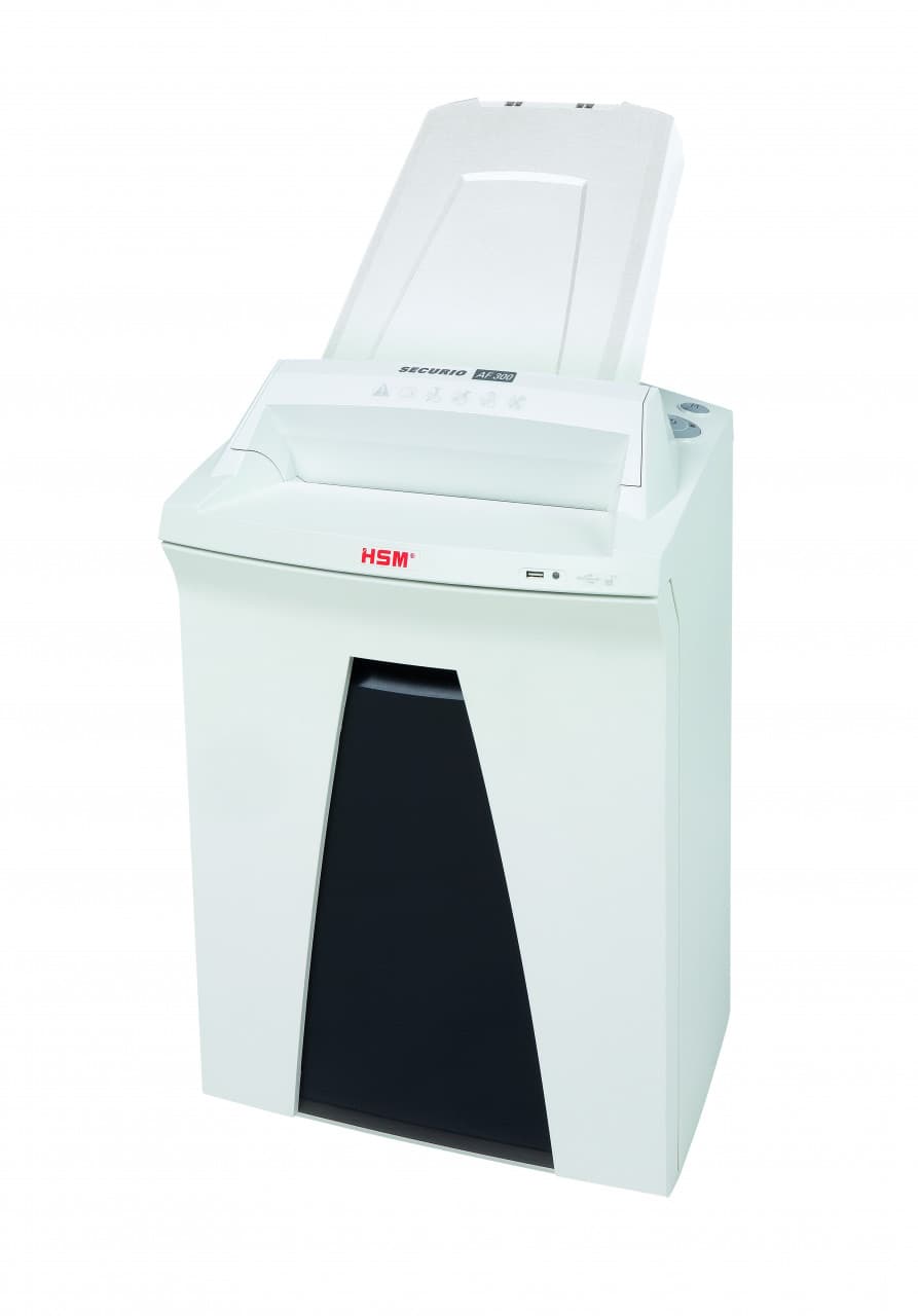 Distrugator documente automat HSM Securio AF300, 6 coli, cross cut (0.78 x 11mm), securitate 6