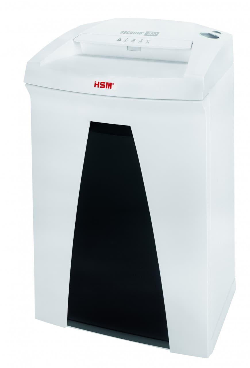 Distrugator documente manual HSM Securio B22, 9-11 coli, cross cut (3,9 x 30mm), securitate 4