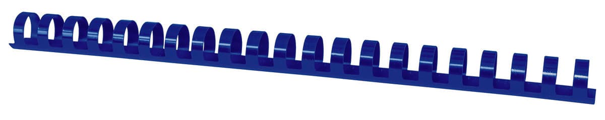 Inele plastic 16 mm, max 145 coli, 100buc/cut, Office Products - albastru