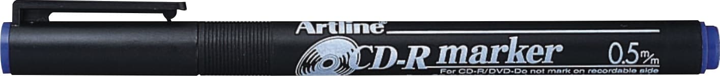 CD/DVD-marker ARTLINE 883, corp plastic, varf rotund 0.5mm - albastru