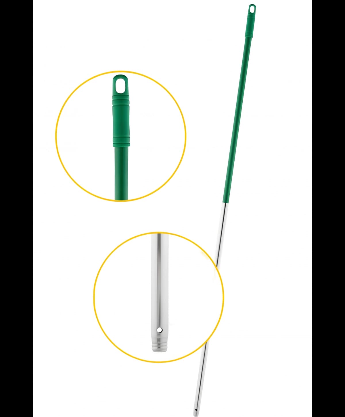 Coada din aluminiu 140cm, verde