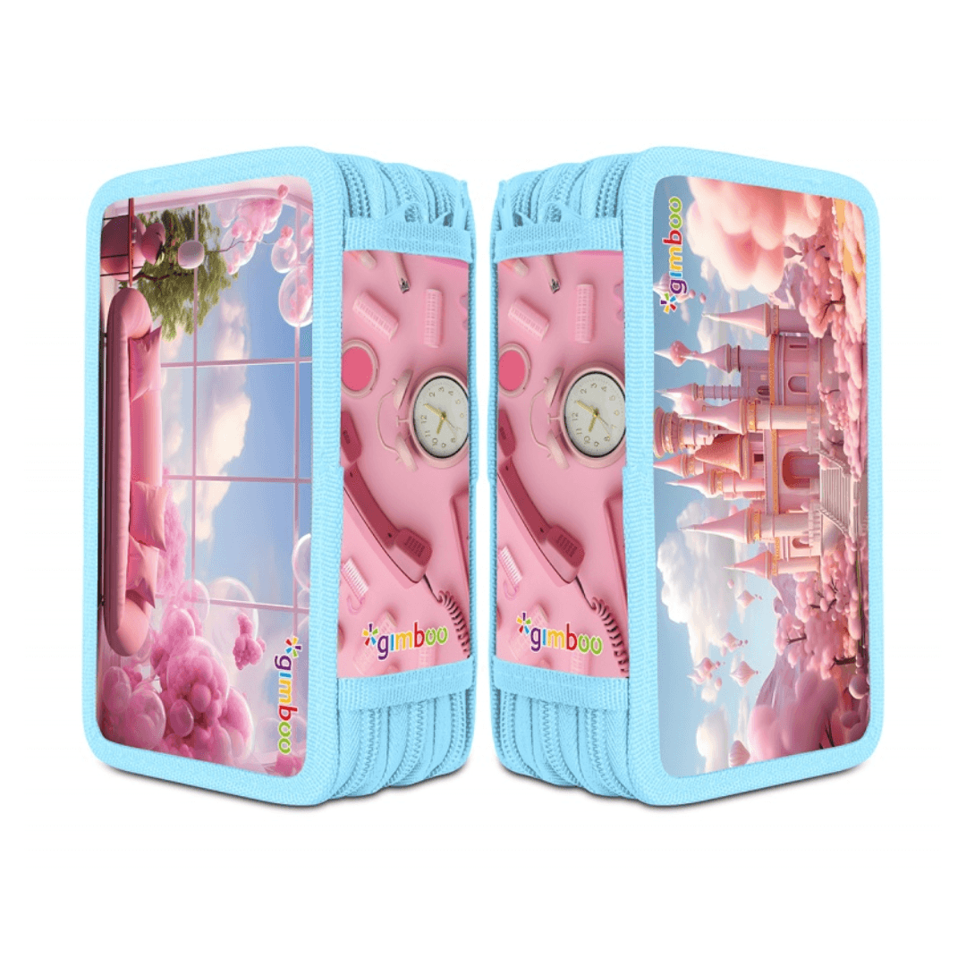 Penar echipat, 3 compartimente, GIMBOO Sweet - roz