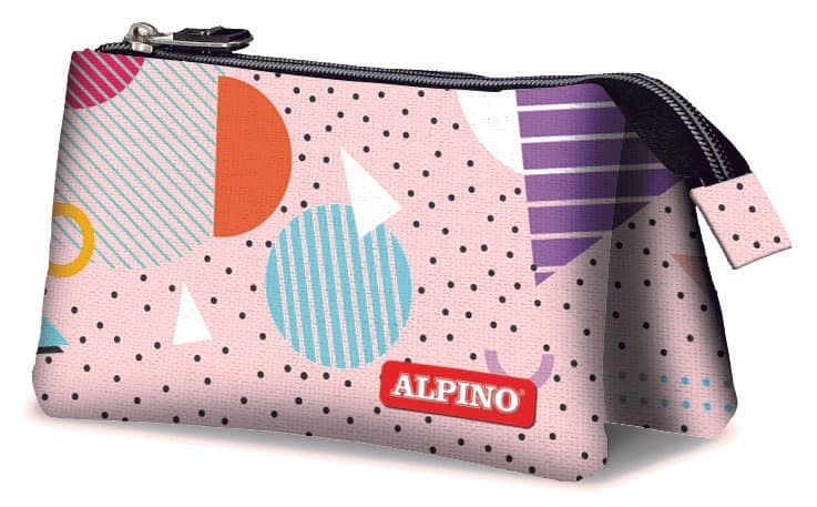 Penar neechipat, cu 3 fermoare, ALPINO Geometric