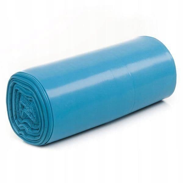 Saci menajeri rezistenti LDPE, 60L, 60 x 72cm, 20 microni, 25buc/rola, Sipeko - albastri
